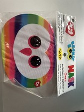 TY Beanie Boo Mask Owen The Owl Face mask