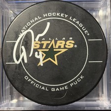 Jason Demers Signed Dallas Stars Hockey Puck