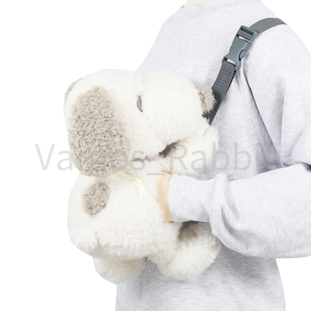 Universal Studios Japan Peanuts Snoopy Plush Shoulder Bag & Hand