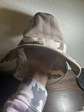 Booney  Hat Fishing,hiking Outdoor Camouflage Net Xl neck flap