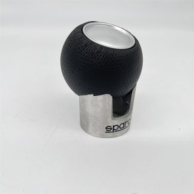 Sparco Manueller Schaltknauf Lazio Chrom/Schwarz Universal