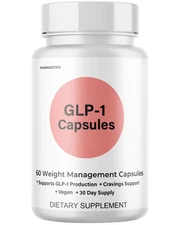 GLP-1- Weight Management Support, Vegan Capsules - 60 Capsules Official