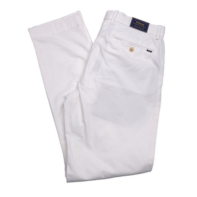 Polo Ralph Lauren Chino Pants Mens Size 32 X 32 Slim Fit Stretch White (stained)