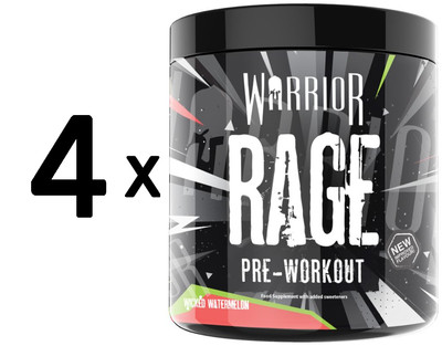 4 x Warrior Rage, Wicked Watermelon - 392g (54,18 EUR/kg)