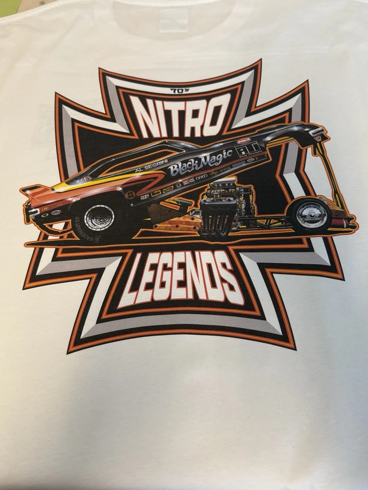 Camiseta NITRO LEGENDS Jungle Jim Camaro Funny Car (299-009) Foto 3 de 4