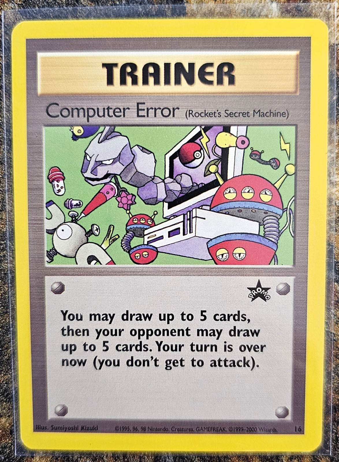 2000 Pokemon Black Star Promo Computer Error 16 MINT