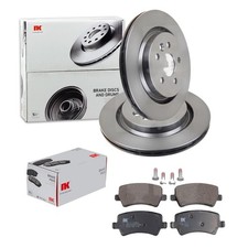 NK BREMSSCHEIBEN + BELÄGE HINTEN passend für VOLVO V70 V60 XC70 S60 S80