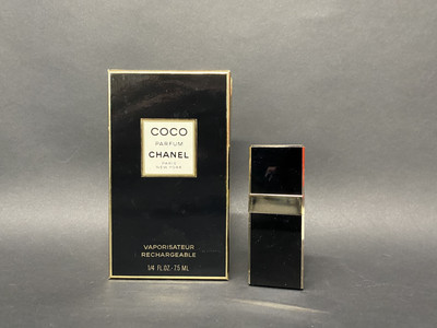 Coco Chanel Eau De Parfum 1/4 Oz 7.5 Ml Vaporisateur Rechargeable 80% full PB