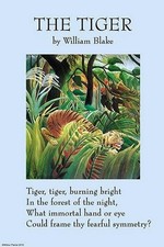 The Tiger William Blake Poster Print