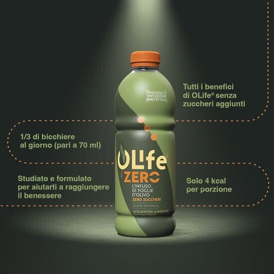 2 BOTTIGLIE Olife Zero: Benessere 360° e Antiossidante Senza Zuccheri