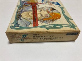 Final Fantasy 2 Boxed with Manual Nintendo Famicom FC SQUARE 1988 Japan import