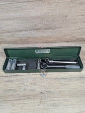 Sk S-k Tools 9 Piece Set Drive Sae Socket Ratchet 4517 Vintage Made In Usa