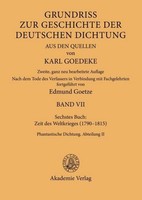 Siebentes Buch: Zeit Des Weltkrieges (1790-1815) Karl Goedeke