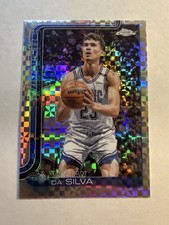 2025-26 Topps Chrome #173 Tristan da Silva X-Fractor Orlando Magic