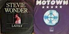 LATELY-1980 & SIR DUKE-1976-STEVIE WONDER-2X MOTOWN VINYL EPS
