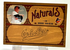2005 Donruss Leather & Lumber - Naturals Brooks Robinson #N3 1023/2000 Orioles