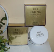 (2) WHITE DIAMONDS Elizabeth Taylor, 2.6 oz Perfumed Body Powder Women NEW