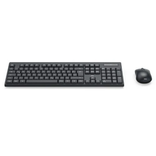HAMA WKM-100 USB Wireless Keyboard Mouse Desktop Kit - 1200 DPI - AI Assist - Image 2 of 4