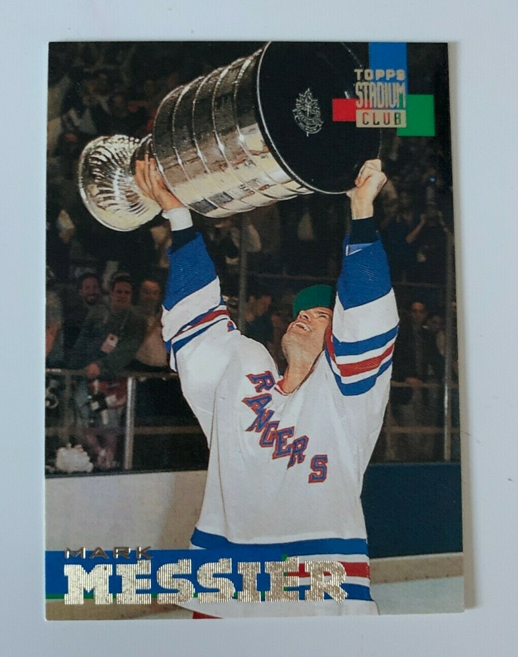 NHL MARK MESSIER 1994-95 Topps Stadium Club 1st Day Issue Hockey Trading CARD #1