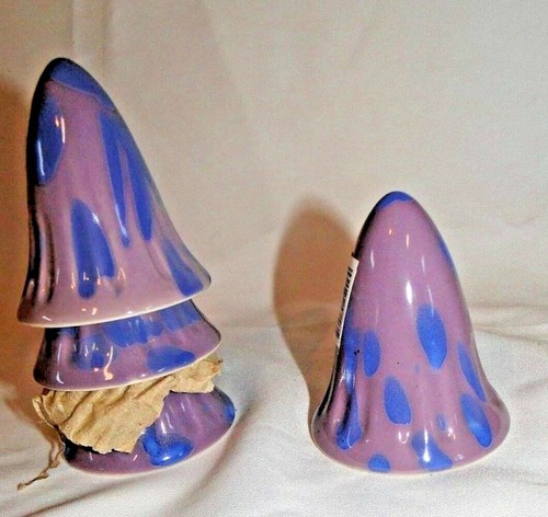 Small Ceramic Tinkle Toadstool/Mushroom with Stem Garden Decor - Picture 12 of 21