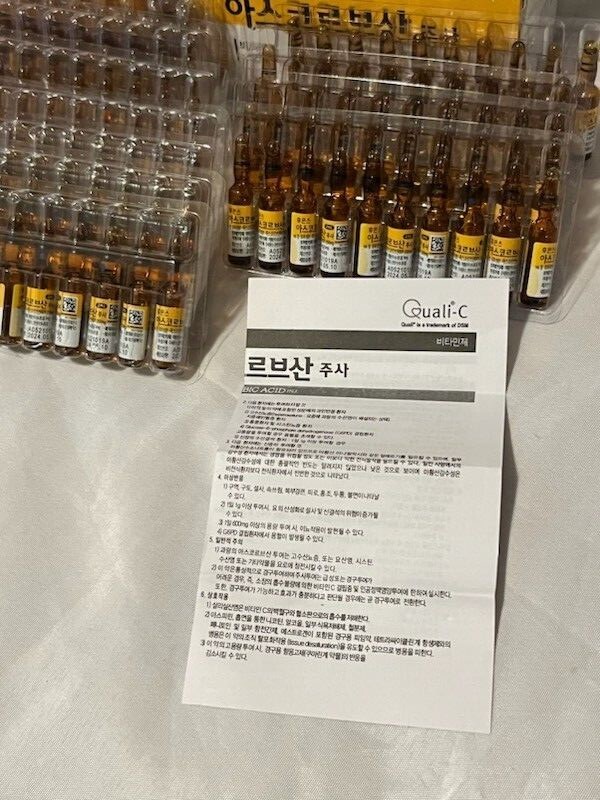 Vitamin C Anti-Aging Ampoules Ascorbic Acid Skincare