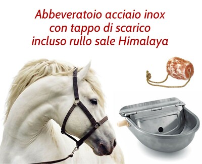 Abbeveratoio Per Cavalli UZMAN Con Galleggiante - Mangiatoia Automatica Per Pascolo - Foto 5