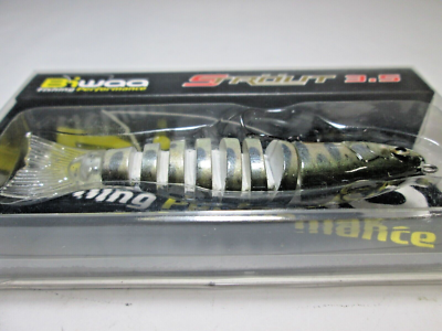 Leurre SMITH Biwaa S'TROUT 3.5 Pouces #15 US Shad – Leurre Souple Coulant