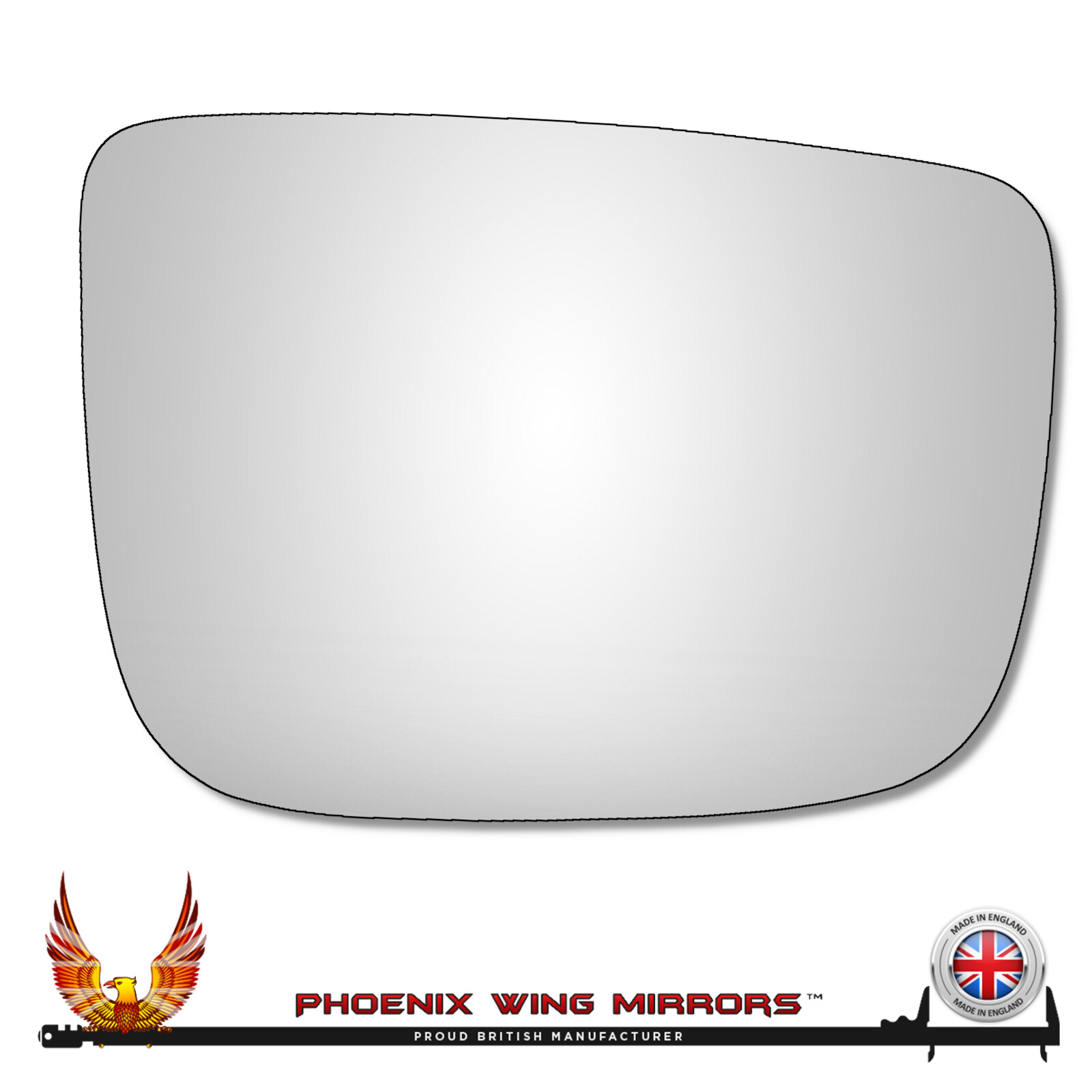 For Volvo XC60 2008-2017 Convex Wing Door Mirror Glass Right Hand Drivers Side