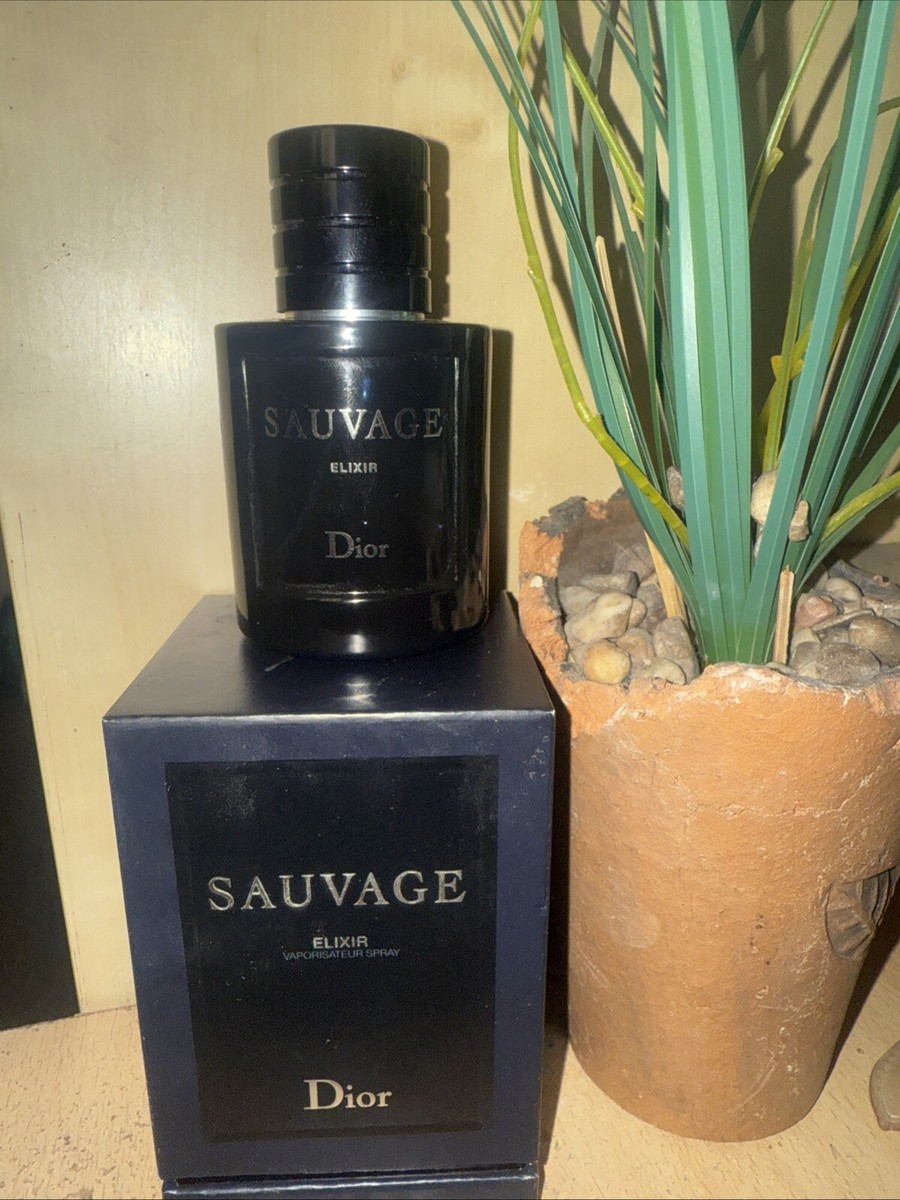 Sauvage Elixir Dior Empty Concentrated Parfum Bottle, 60ml