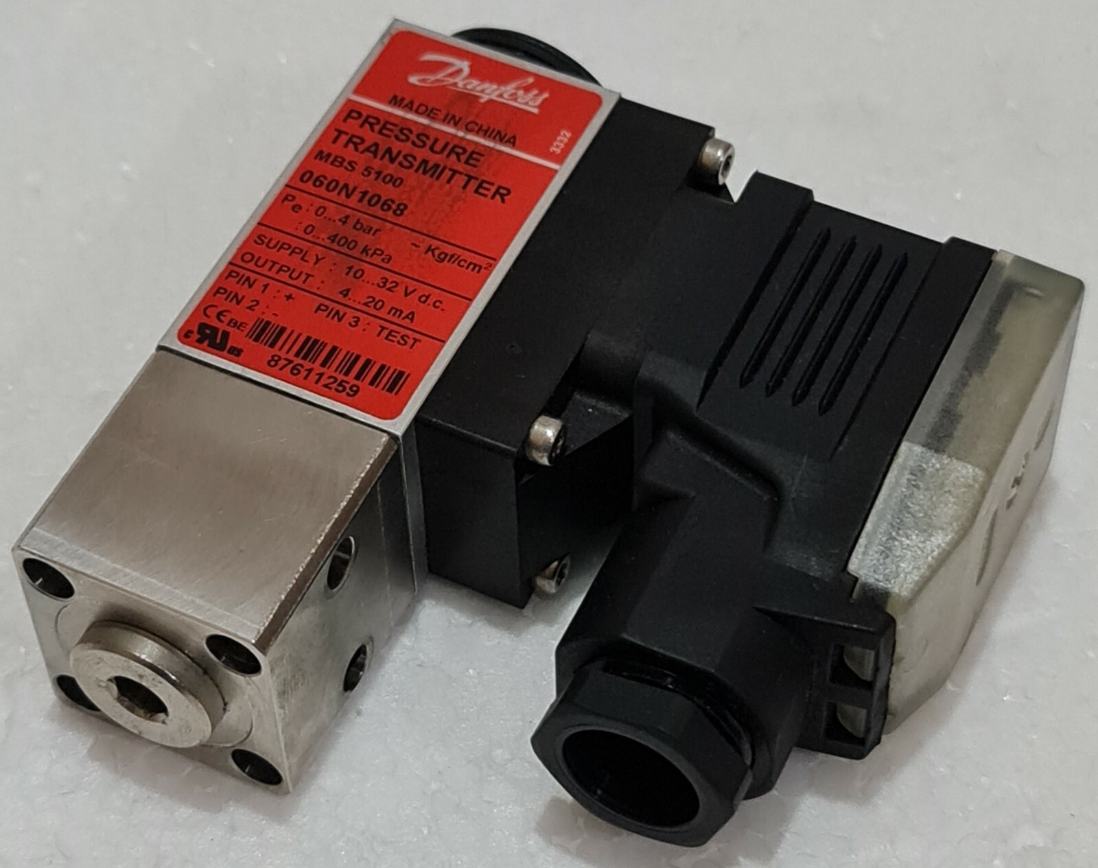 DANFOSS MBS5100 Transmetteur De Pression 0,00 BAR - 4,00 BAR 060N1068 #3