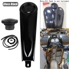 For Harley Electra Street Road Glide 86 07 Black Dash Fuel Console Gas Tank Cap