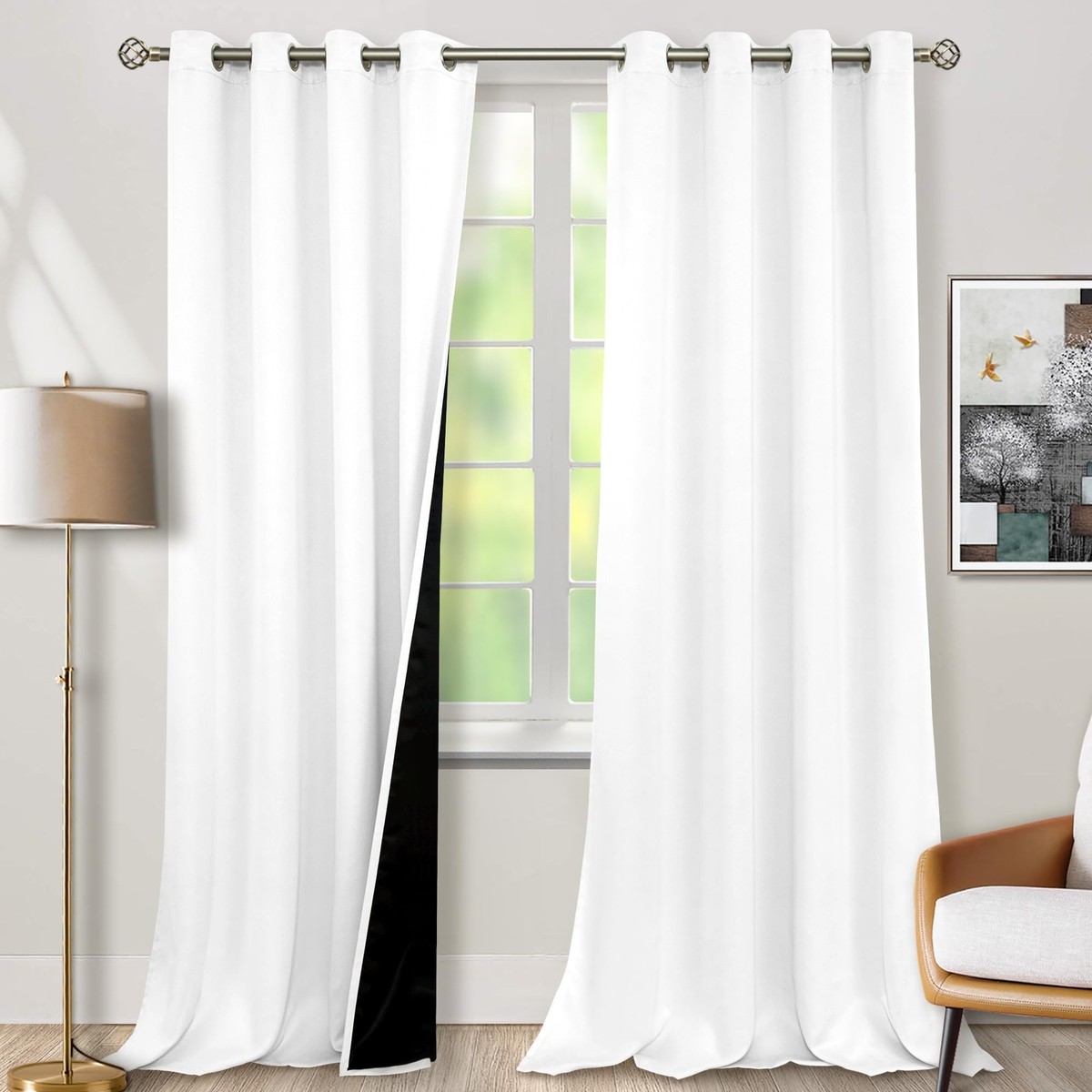 Curtain Panels 108 Length Sundial Linen Upholstered Custom Linen