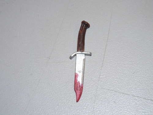 VIERNES EL 13 PARTE 5 CUCHILLO DE CAZA SANGRIENTO FIGURA DE ACCIÓN ACCESORIO (NECA) - Imagen 2 de 3