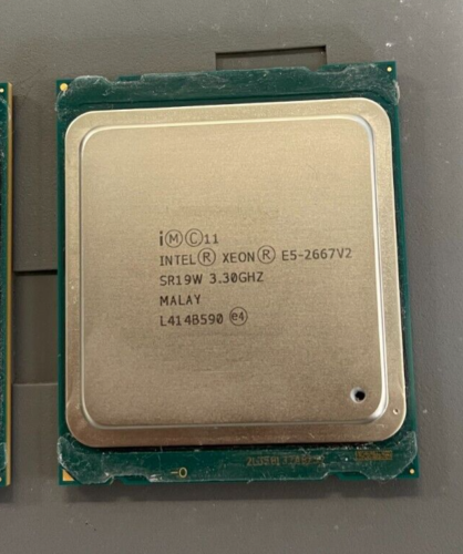 Processeur processeur Intel Xeon E5-2667-V2 (SR19W) 3,3 GHz 8 cœurs LGA2011 - Photo 1 sur 2