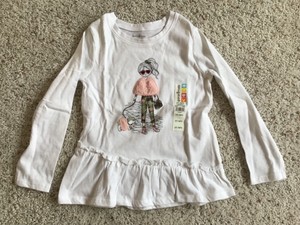 Long Sleeve White Shirt Top 5T | eBay