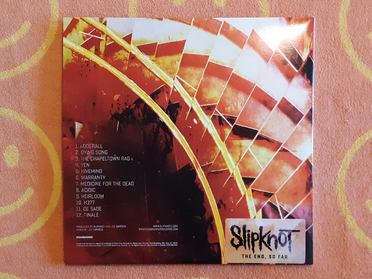 SLIPKNOT The End So Far 2-LP CLEAR VINYL Roadrunner 