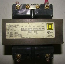 1pc. Square D 9070 Series A K150D1 Industrial Control Transformer, Used