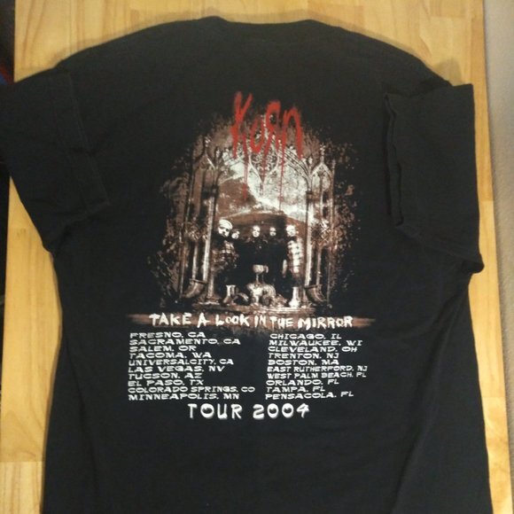 Korn Take A Look In The Mirror 2004 Tour T-Shirt | eBay