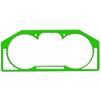 Fluor Green Gauge Cluster Dash Bezel Trim Fits: 11-12 Ram 3500 Fluor Green Gauge Cluster Dash Bezel Trim Fits: 11-12 Ram 3500