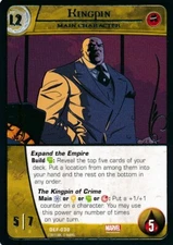 DEF-030 KINGPIN Upper Deck Marvel VS System GOLD FOIL DEFENDERS