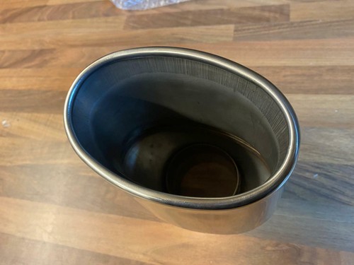 6" x 4" Large Oval Exhaust Tailpipe Tip Trim Leon Cupra FR Audi RS4 RS7 RS6 2.5" - Afbeelding 10 van 10
