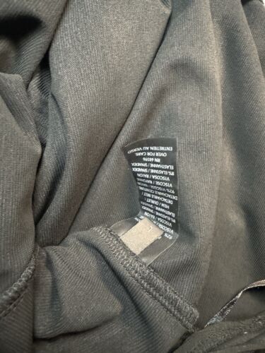 New $1095 L DONNA KARAN COLLECTION black label draped Stretchy DRESS L - Picture 21 of 23