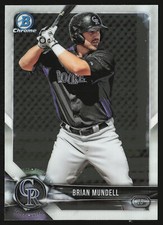 2018 Bowman Chrome #BCP162 Brian Mundell Prospects