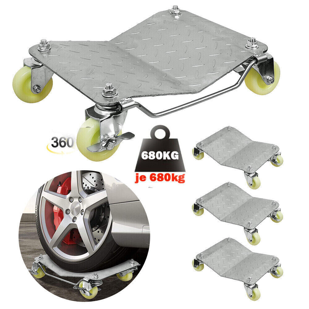 ENVA Hydraulische Rangierhilfe 4x Set - Wagenheber 680kg Tragkraft