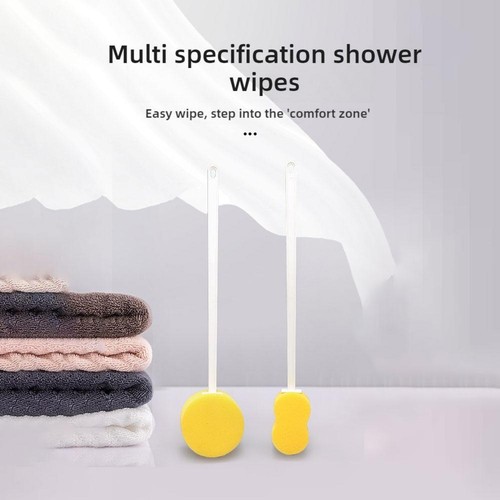 Contoured Long Handled Bath Sponge on a Stick to Aid Bathing Washing ...