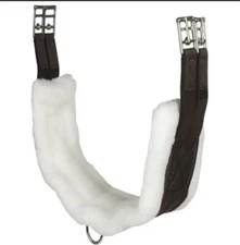 Intrepid International English Girth with Fleece - Breathable Lightweight 44"