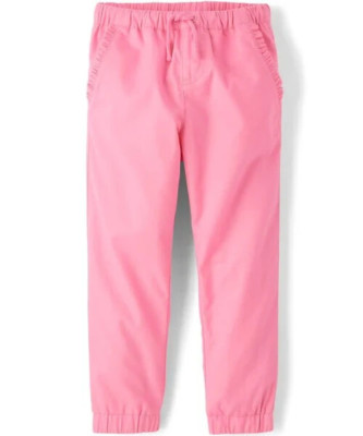 NWT Gymboree Little Essentials Pink Jogger Pants Girl's Size 7