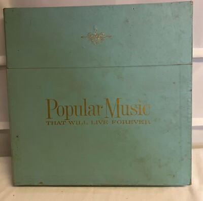 Popular Music That Will Live Forever Readers Digest 10 Record Set