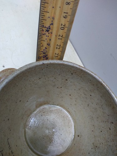 Noodle Soup Porcelain Bowl With French Recipe (Potage Queue de Boeuf) Tan Black - Picture 4 of 7