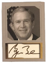 George W. Bush 2020 Presidents ACEO Portrait D.Gordon Card #43